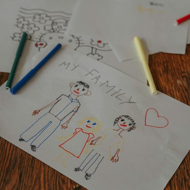 familienzeichnung-bunt-herz-elterncoaching-kinderliebe